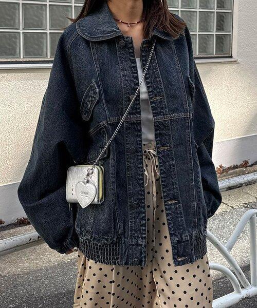 換季折扣 ! 圓領牛仔夾克 