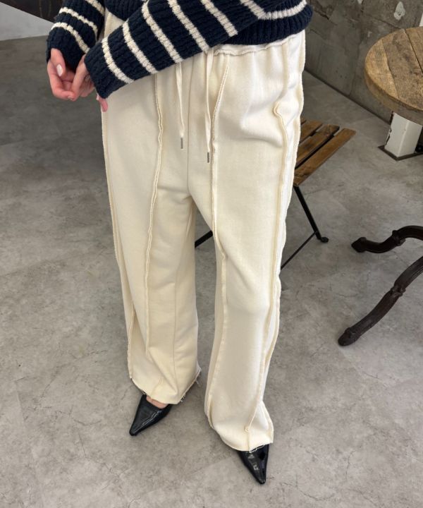 不修邊時髦棉褲 