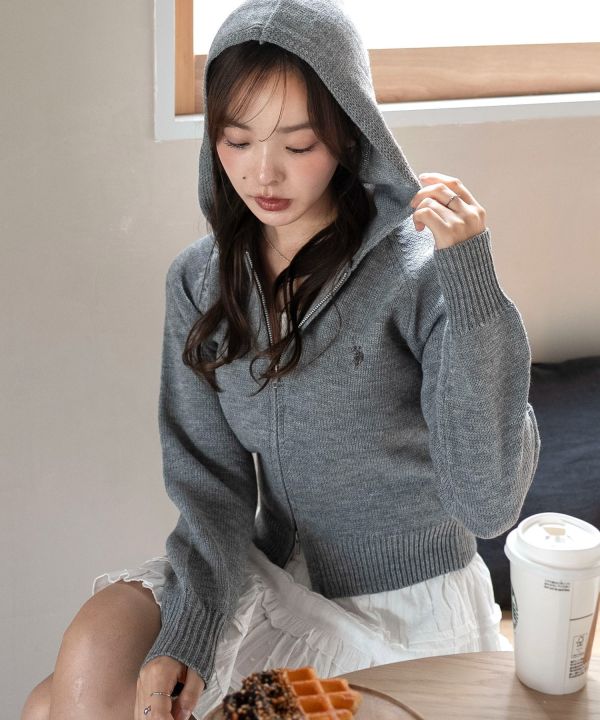 U.S. POLO ASSN.  針織連帽衫 