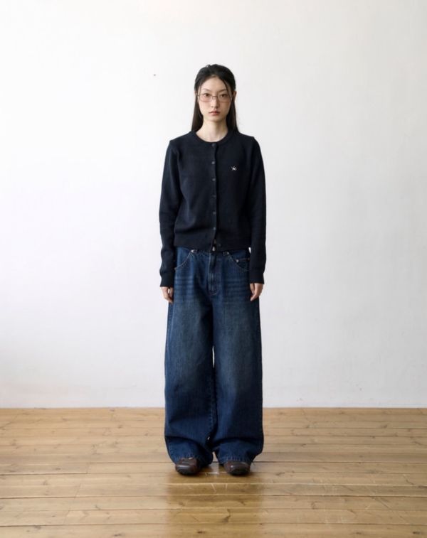 TCM washed denim pants 水洗寬鬆牛仔褲 