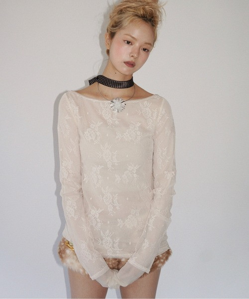 雙層蕾絲打底衣 