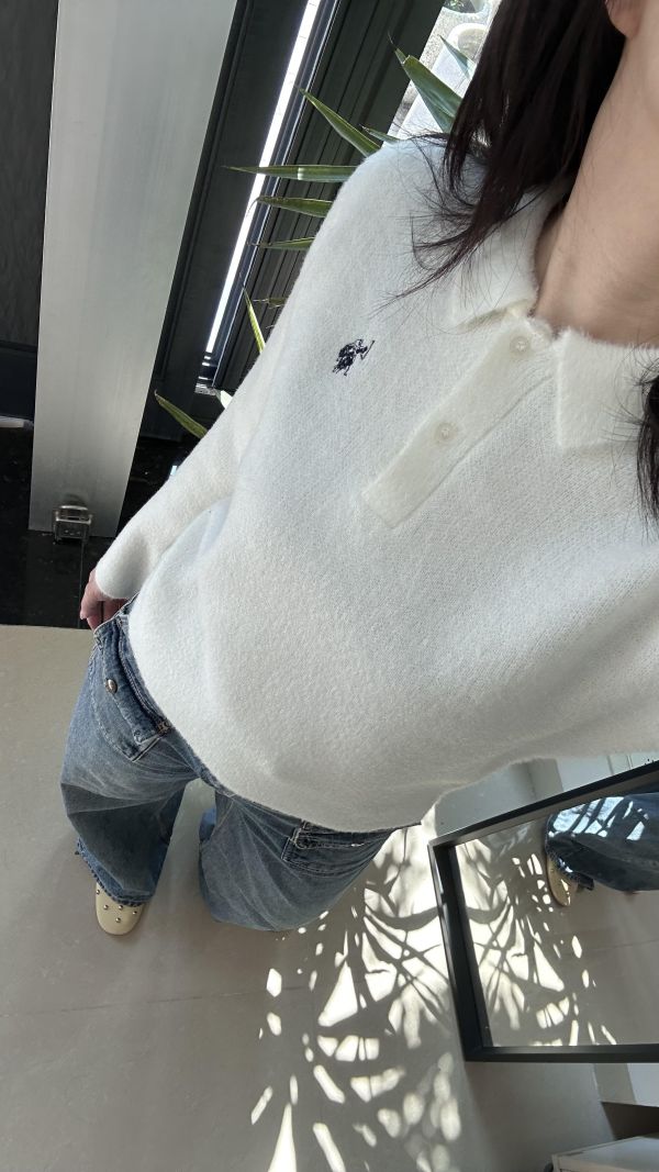 U.S. POLO ASSN 馬海毛針織polo衫 