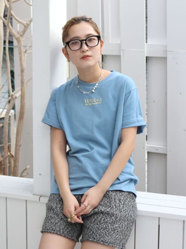UNGRID 小刺繡修身短T 