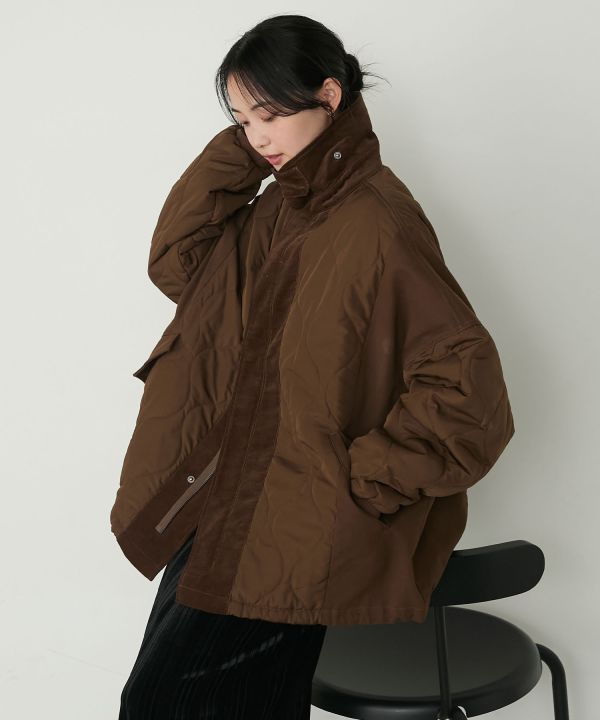 軍裝絎縫短外套 