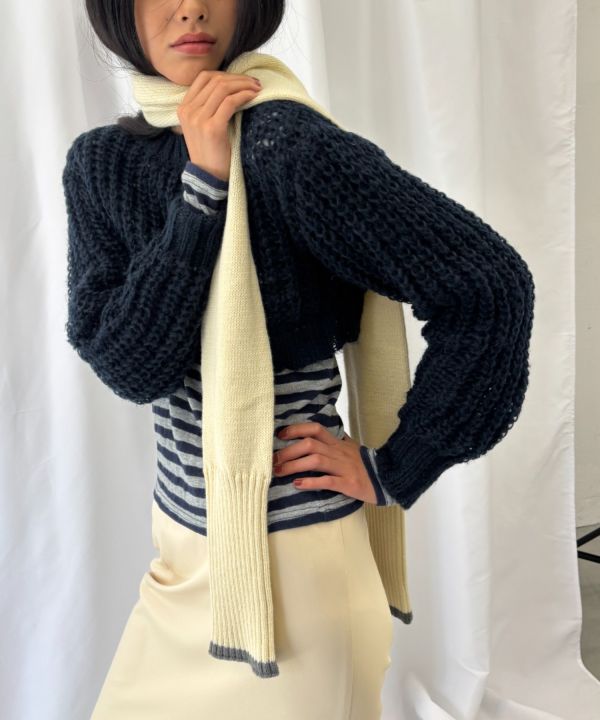 超長袖圍巾 