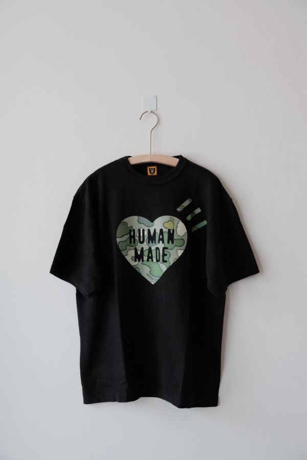 HUMAN MADE x KAWS GRAPHICS TEE 迷彩愛心T 