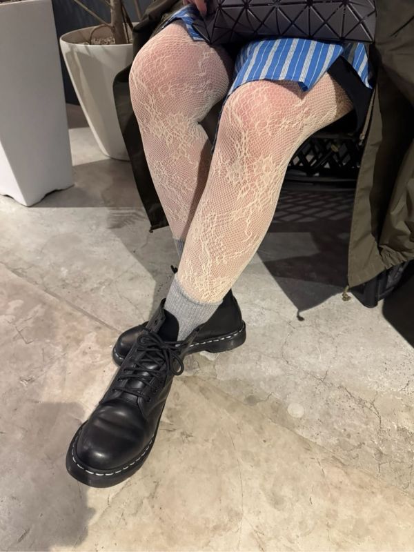 TABIO 蕾絲褲襪 
