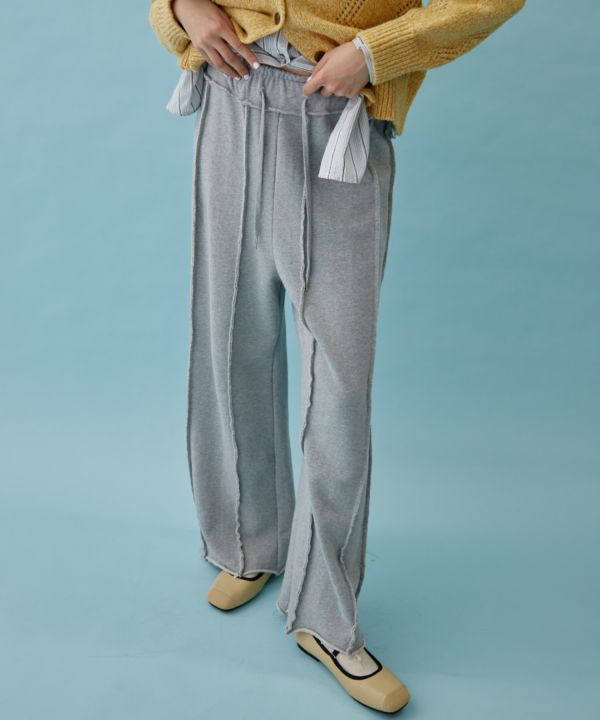 不修邊時髦棉褲 