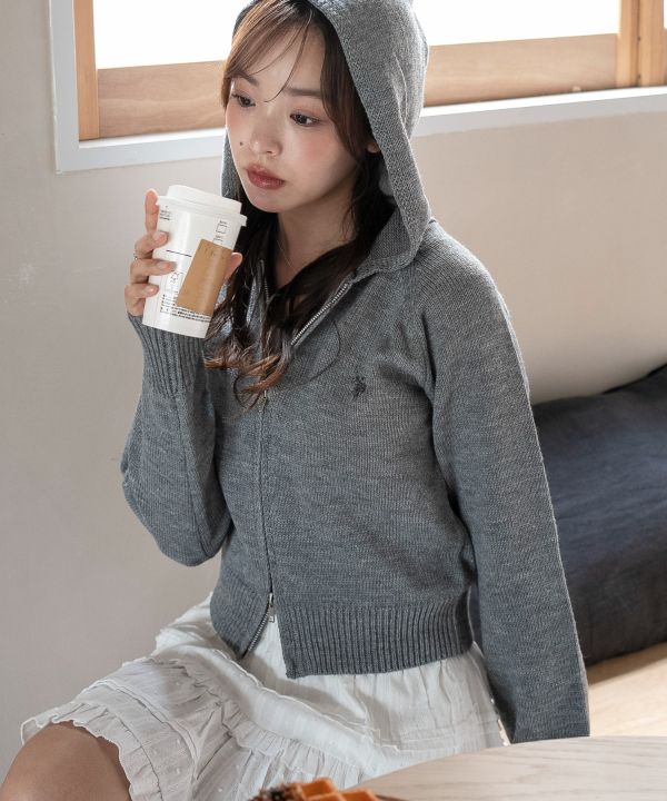 U.S. POLO ASSN.  針織連帽衫 