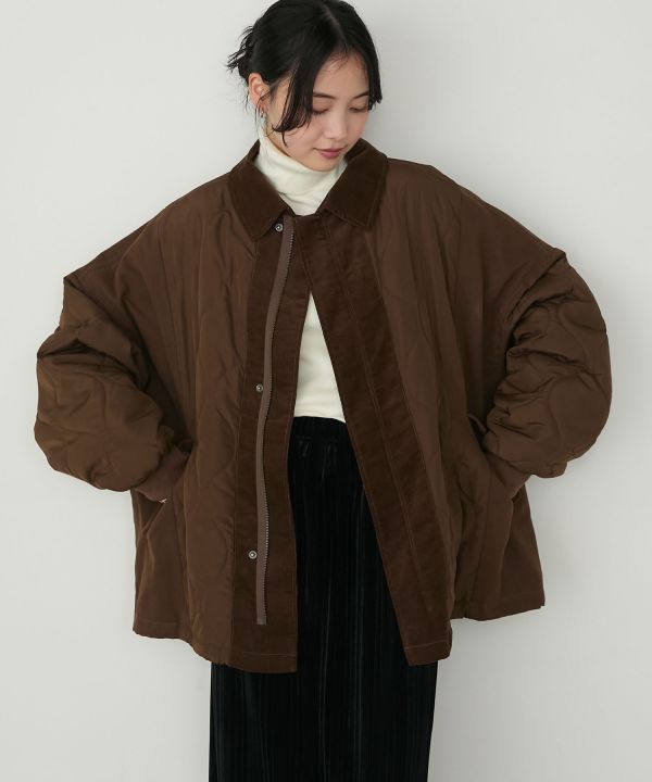 軍裝絎縫短外套 