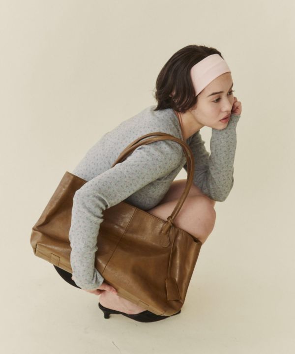 2way 復古皮革托特包 