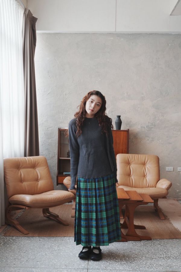 FREAK'S STORE 格子百褶長裙 