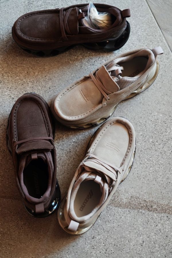 Mizuno Wave Prophecy Moc 麂皮 深咖/奶茶灰 