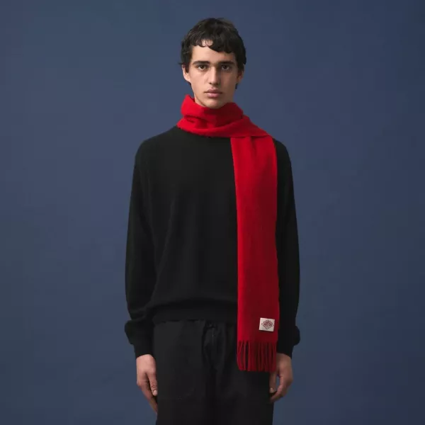 DANTON WOOL CASHMERE MUFFLER 克什米爾羊毛圍巾 