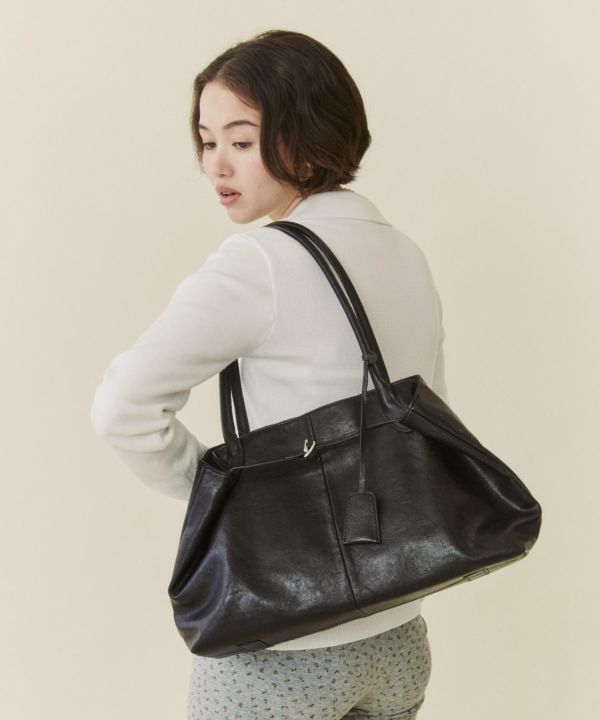 2way 復古皮革托特包 