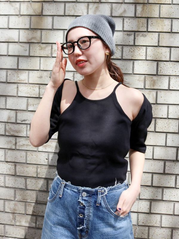 螺紋背心+小罩衫 SET 