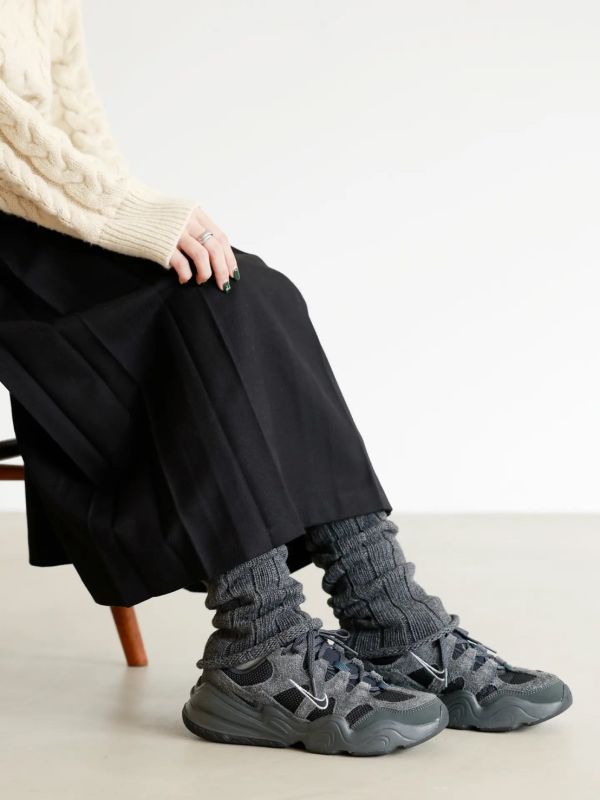 2way 羅紋堆堆襪 