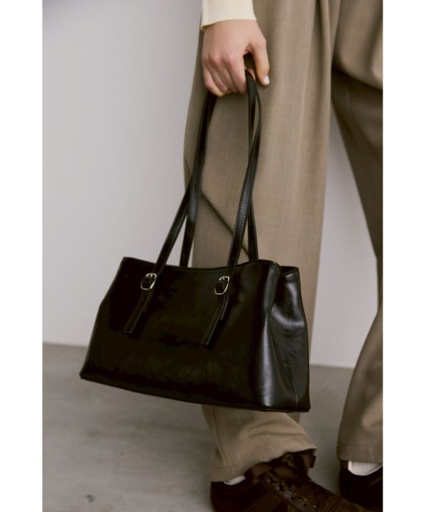 復古雙排扣長柄包 