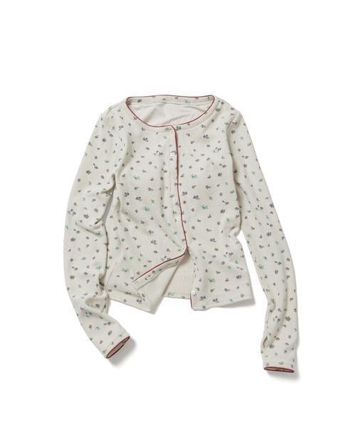 PAMM 小碎花排釦上衣(內含胸墊) 