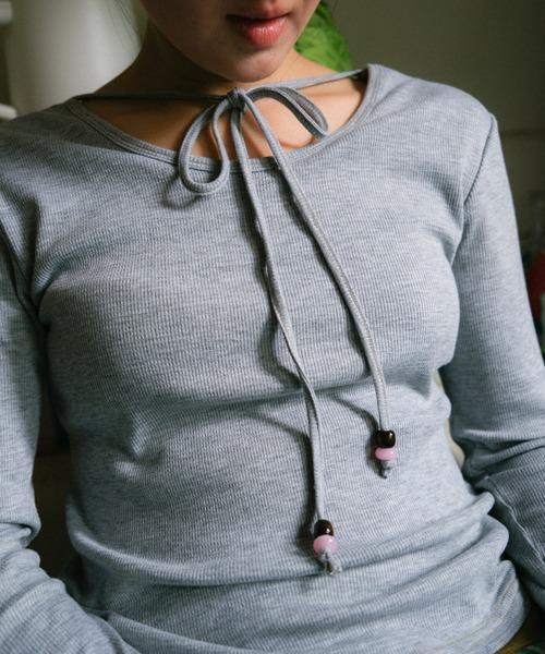 PAMM 日常疊穿綁繩上衣 (內含胸墊) 