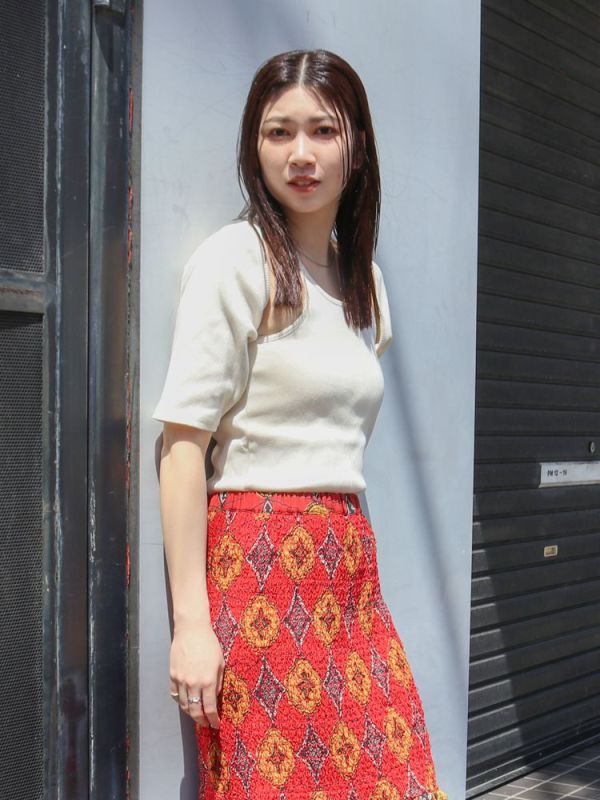 螺紋背心+小罩衫 SET 