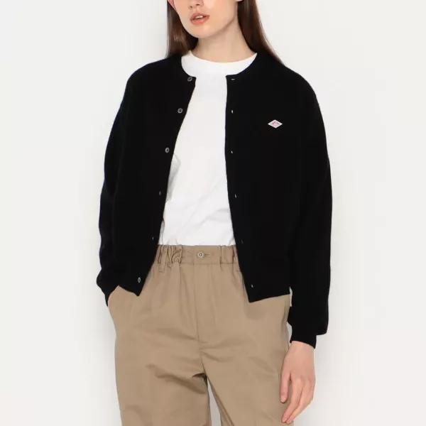 DANTON LAMBSWOOL CREW NECK KNIT CARDIGAN 羊毛圓領針織外套 