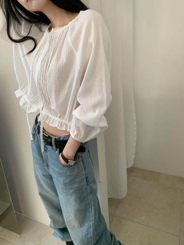 春夏浪漫蕾絲薄上衣 