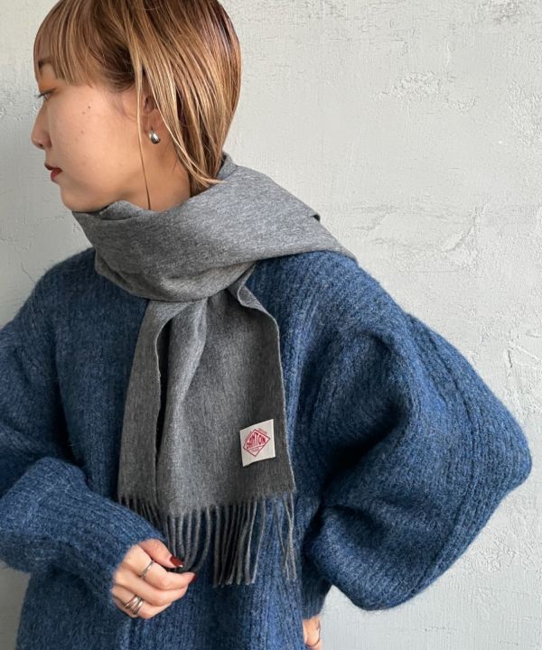 DANTON WOOL CASHMERE MUFFLER 克什米爾羊毛圍巾 