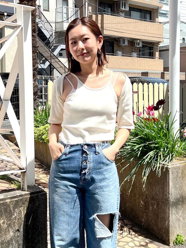 螺紋背心+小罩衫 SET 