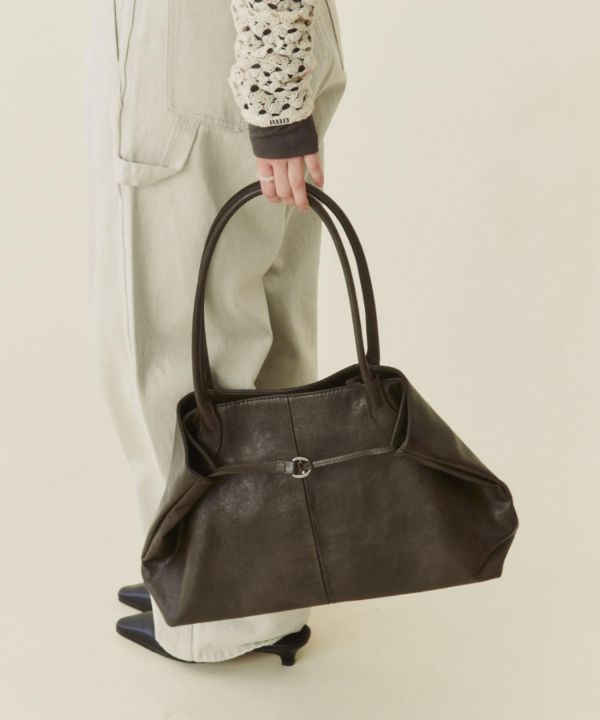 2way 復古皮革托特包 