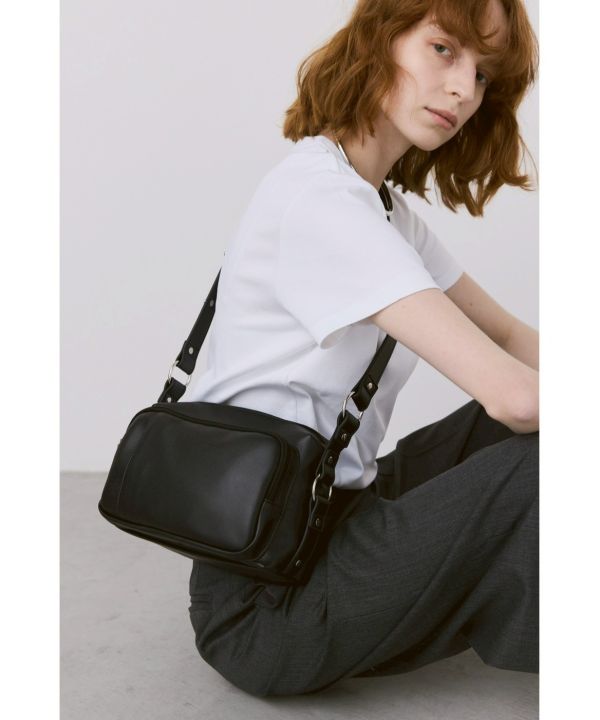 2way多夾層扣環方包 