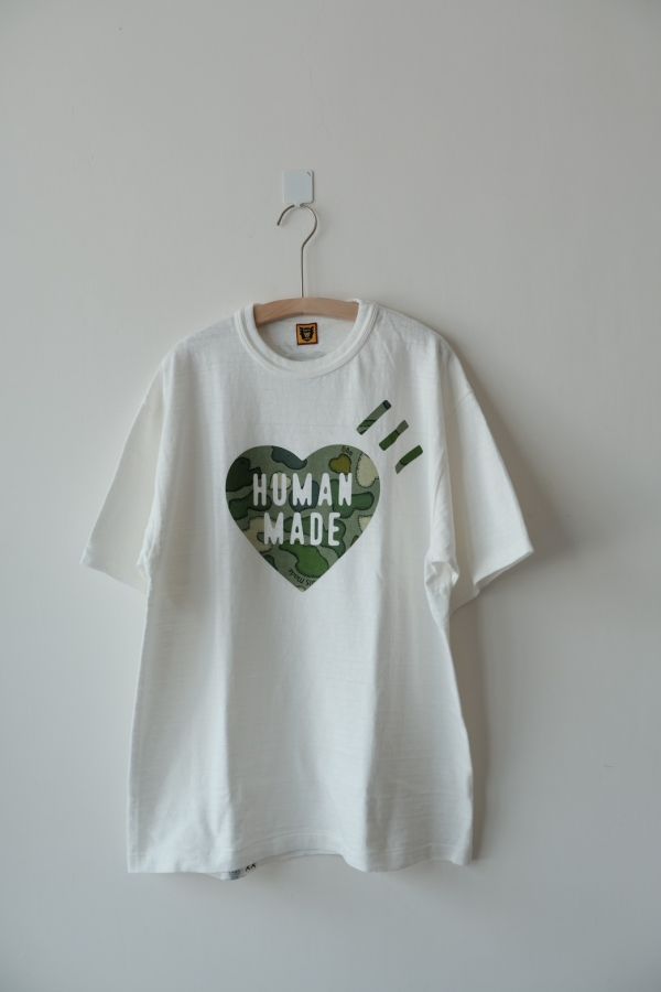 HUMAN MADE x KAWS GRAPHICS TEE 迷彩愛心T 