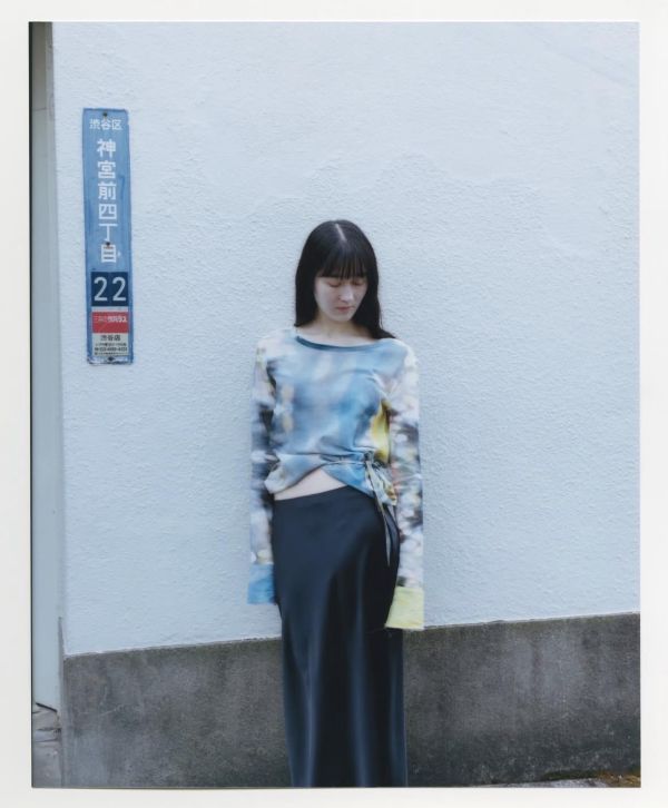 PAMM 暈染薄紗長袖上衣 