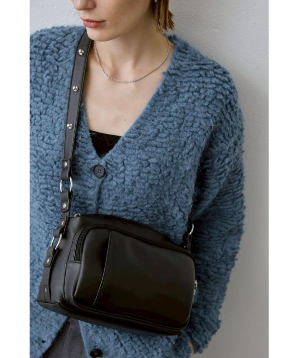 2way多夾層扣環方包 