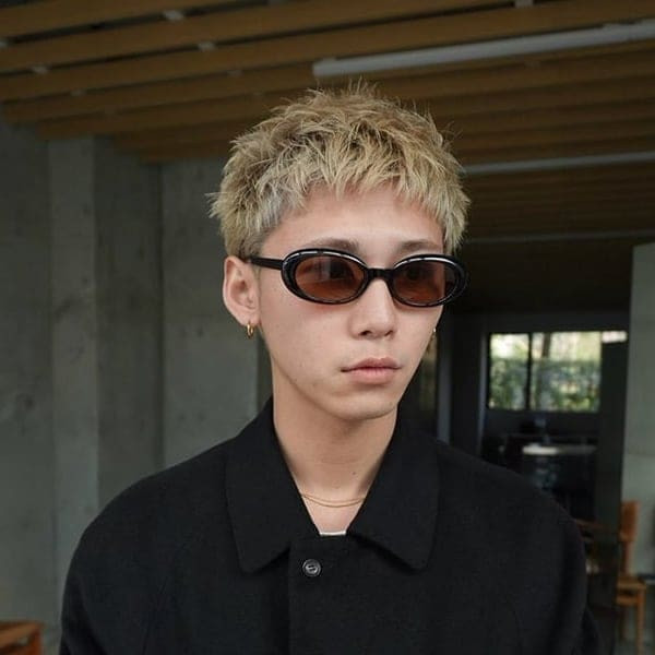 BEAMS BOY 橢圓墨鏡 