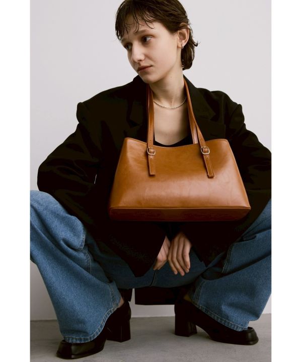 復古雙排扣長柄包 