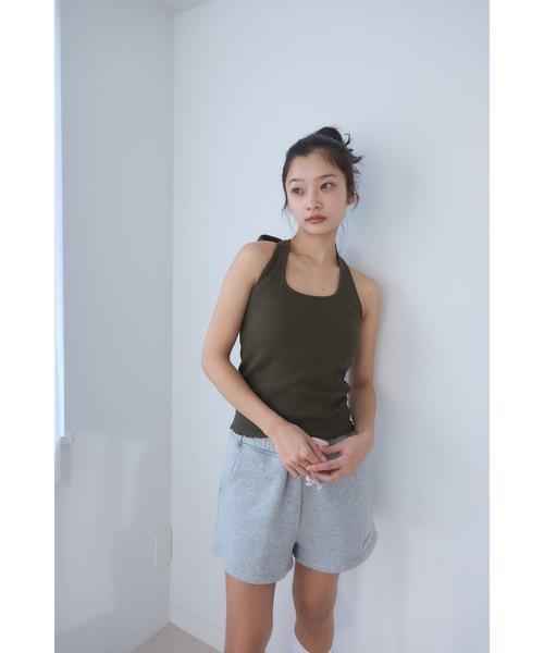 大蝴蝶結彈性背心 