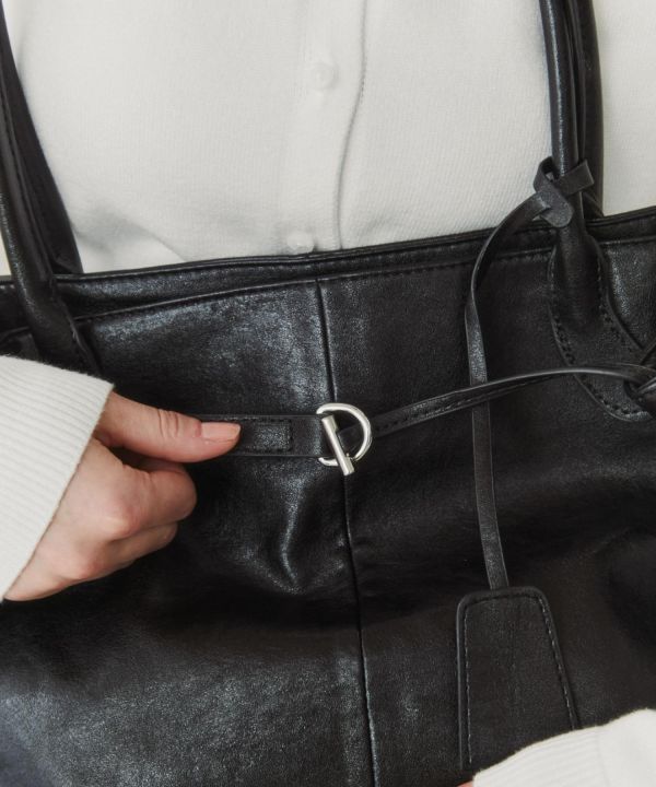 2way 復古皮革托特包 