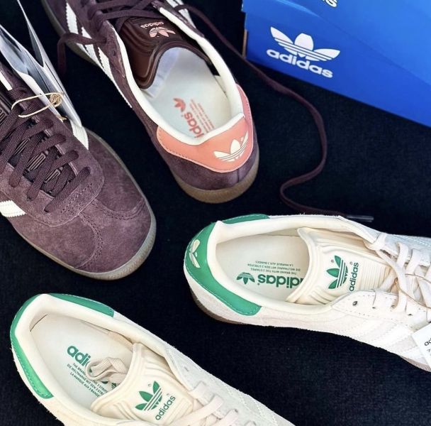 *快速出貨* ADIDAS GAZELLE 紫棕粉 / 奶白綠 