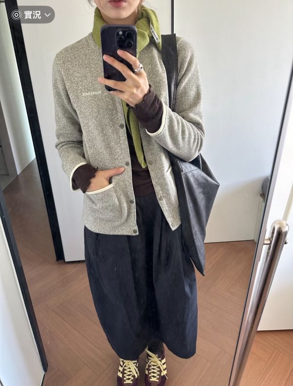 MONT-BELL 排扣圓領外套 