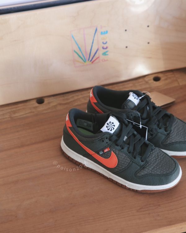 NIKE DUNK LOW TOASTY SEQUOIA 軍綠橘勾 