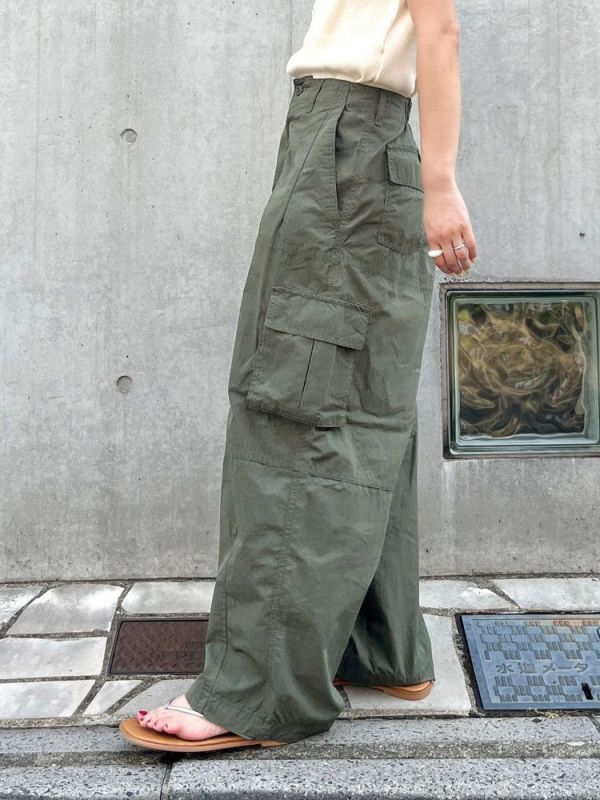 Ungrid 軍裝寬褲 