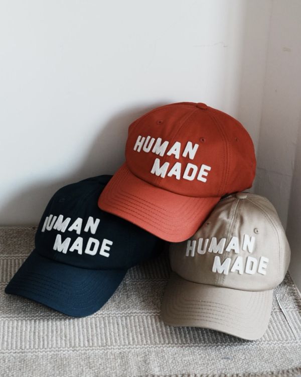 HUMAN MADE 立體文字帽 