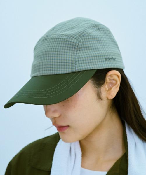 BROKEN BASE 小格子五分割帽 