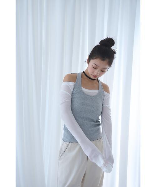 大蝴蝶結彈性背心 