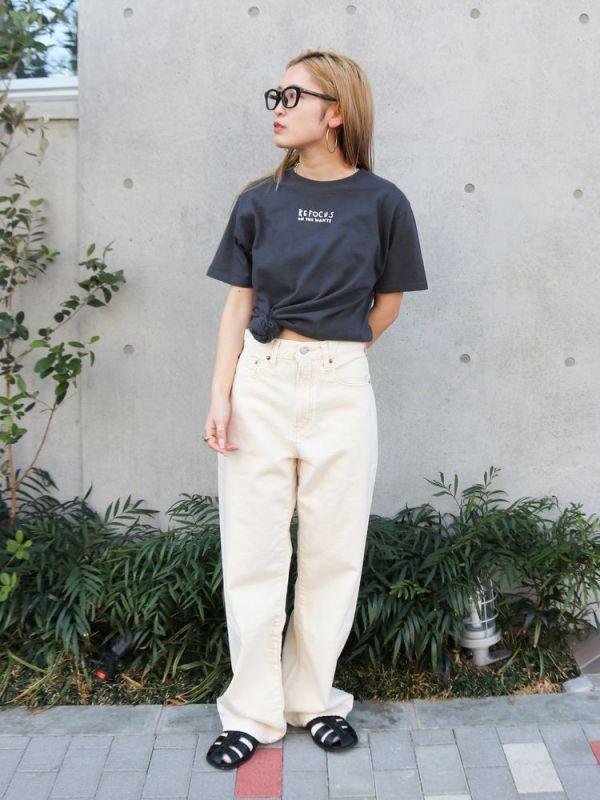 UNGRID 小刺繡修身短T 