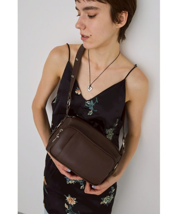 2way多夾層扣環方包 