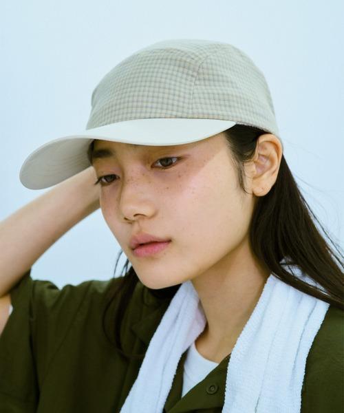 BROKEN BASE 小格子五分割帽 