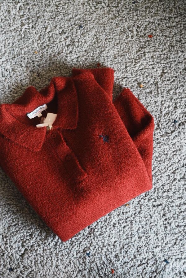 U.S. POLO ASSN 馬海毛針織polo衫 