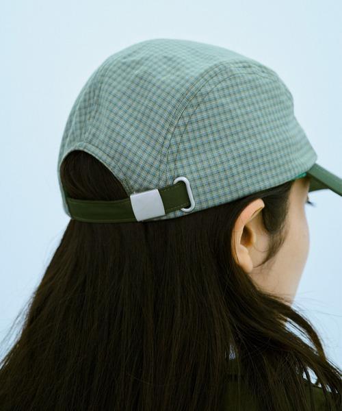 BROKEN BASE 小格子五分割帽 